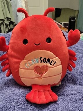 Squishmallows Red and Pink Aneta Plush Tag